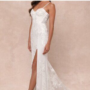Lulus wedding dress
